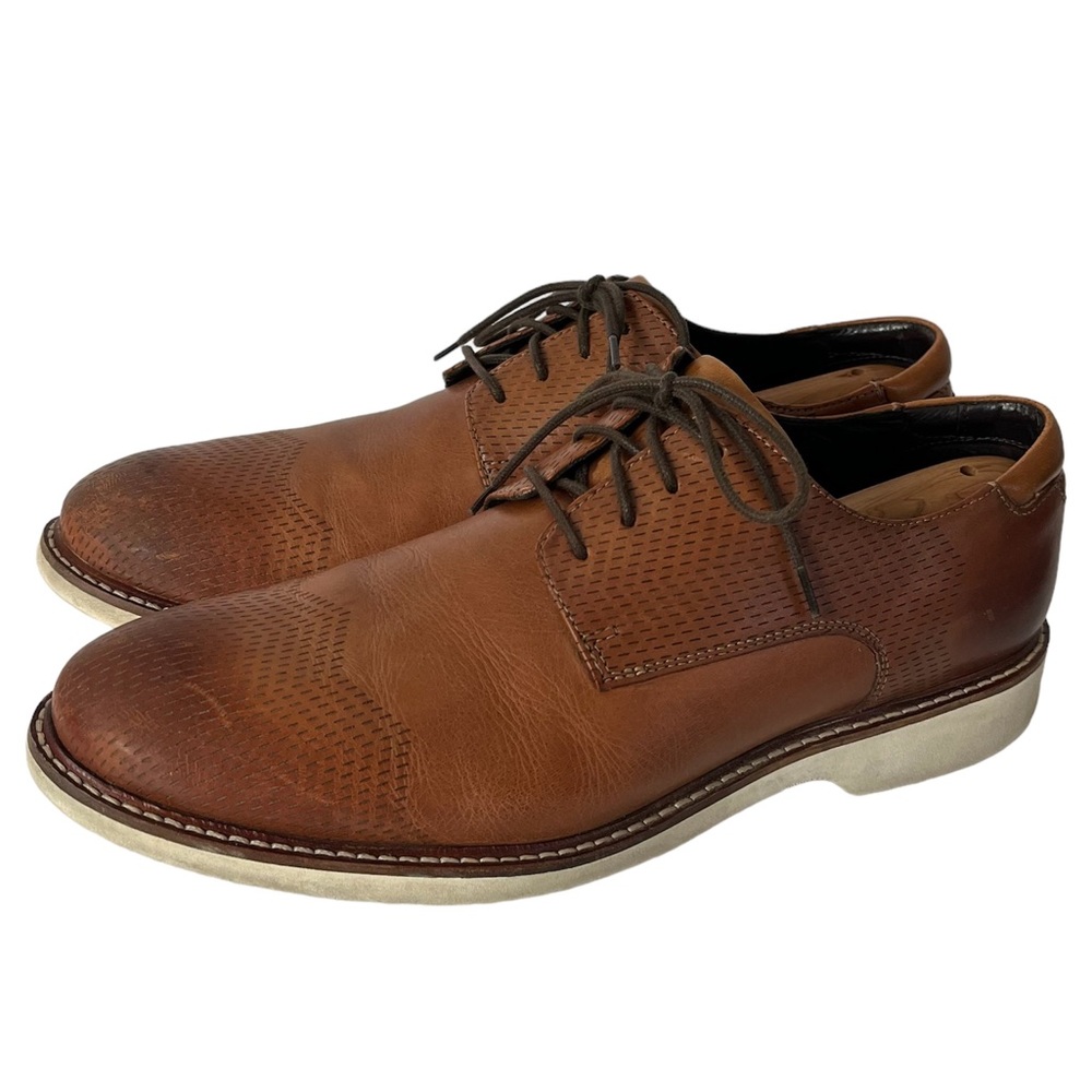Johnston & Murphy Brown Leather Dress Shoes Size 10